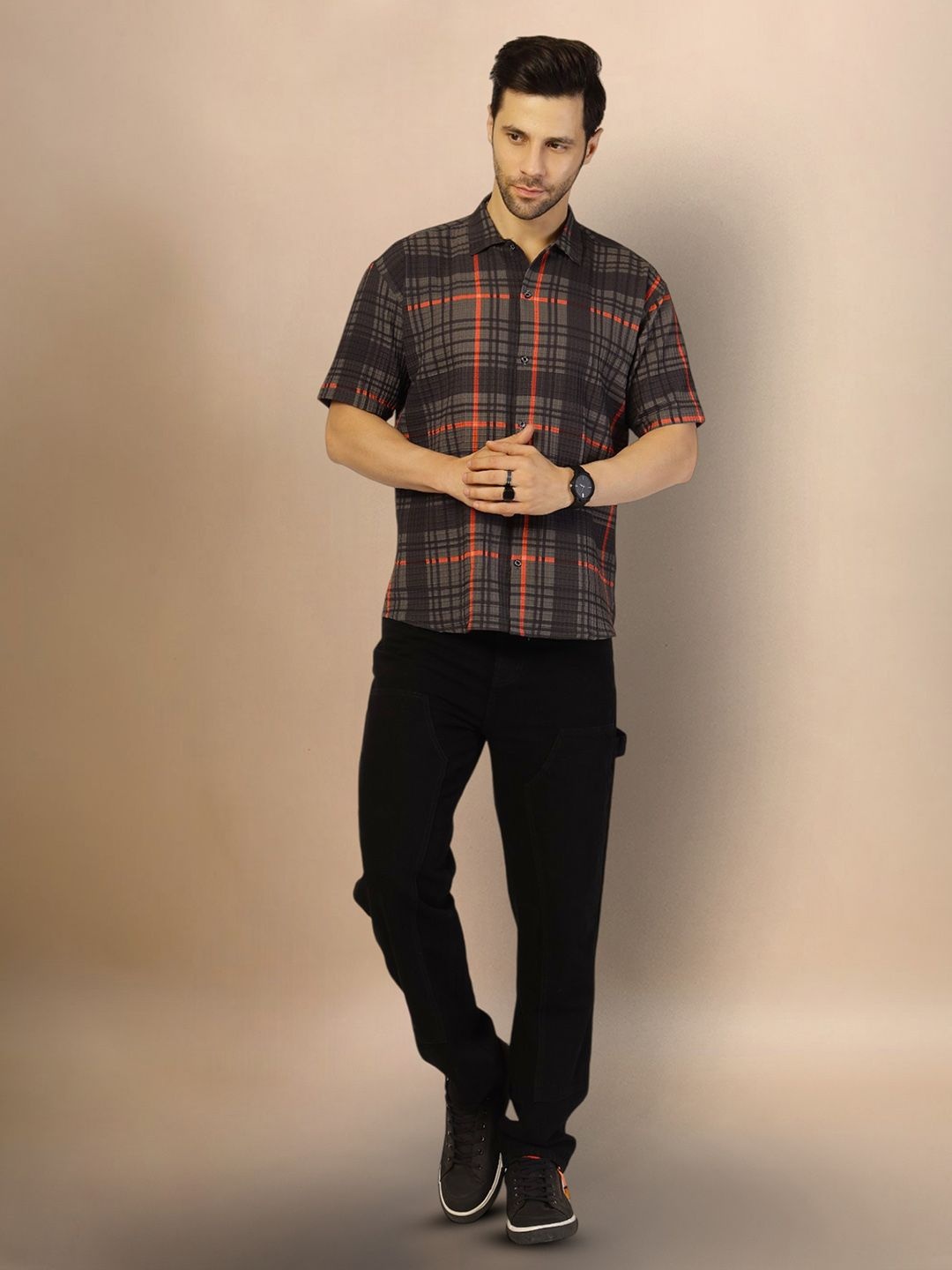 

Moda Rapido Men Original Opaque Printed Casual Shirt, Multi