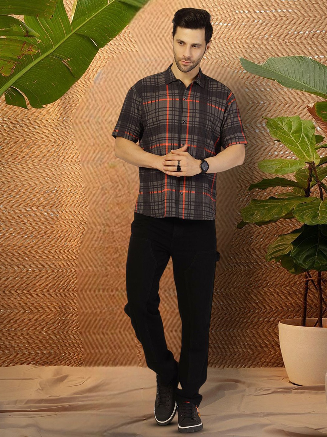 

Moda Rapido Men Original Opaque Printed Casual Shirt, Multi