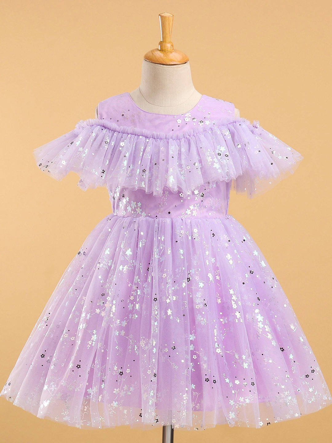 

Mark & Mia Floral Print Peplum Dress, Lavender