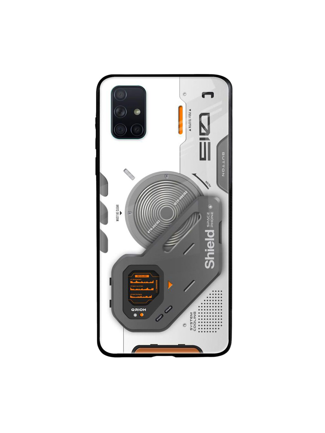 

QRIOH Typography Printed Samsung Galaxy A51 Back Case Mobile Accessories, Grey