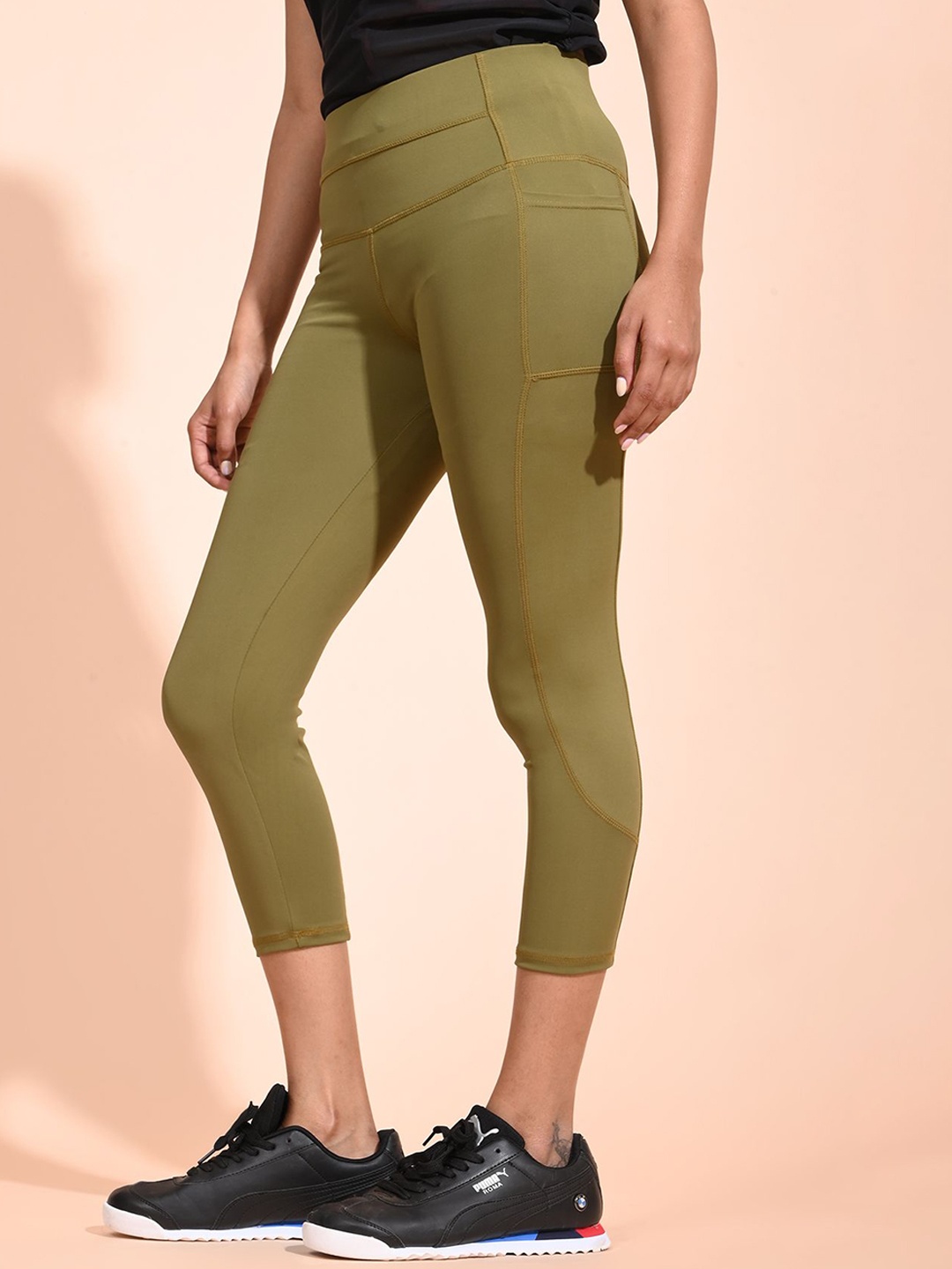 

Coppersmith Three Fourth Length Training Tights, Green