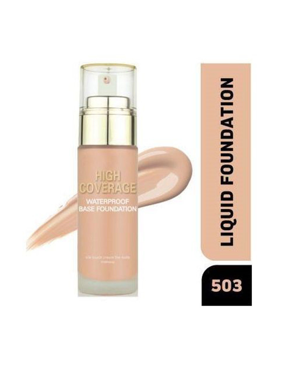 

MAKEUP FEVER High Coverage Waterproof Base Foundation - 50g - Shade - 503, Beige