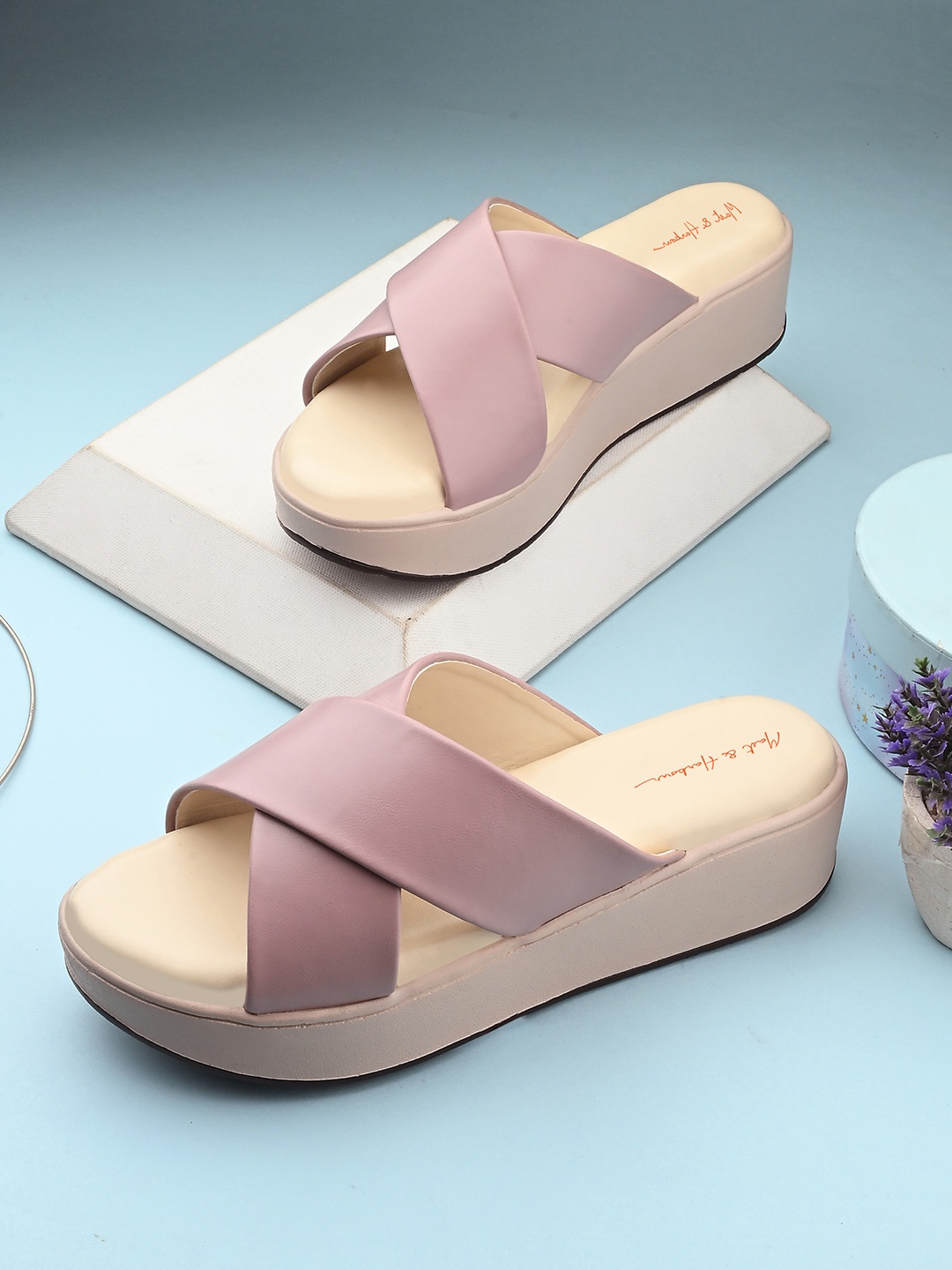 

Mast & Harbour Wedge Pumps, Purple