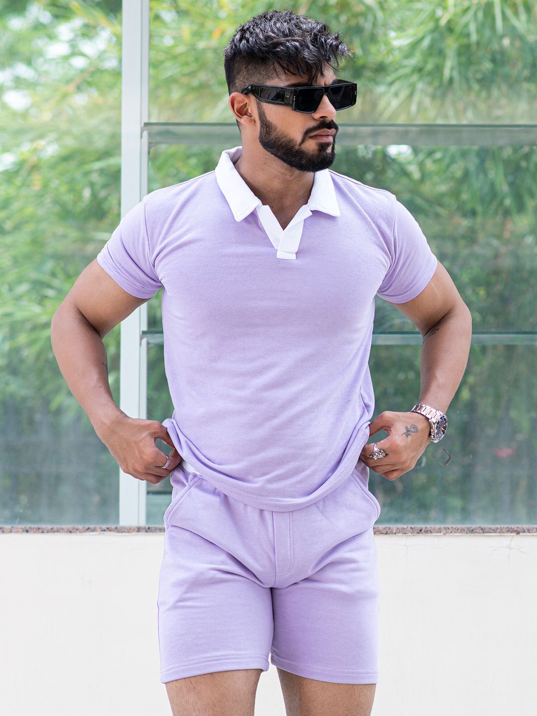 

Tistabene T-Shirt With Shorts Co-Ords, Lavender