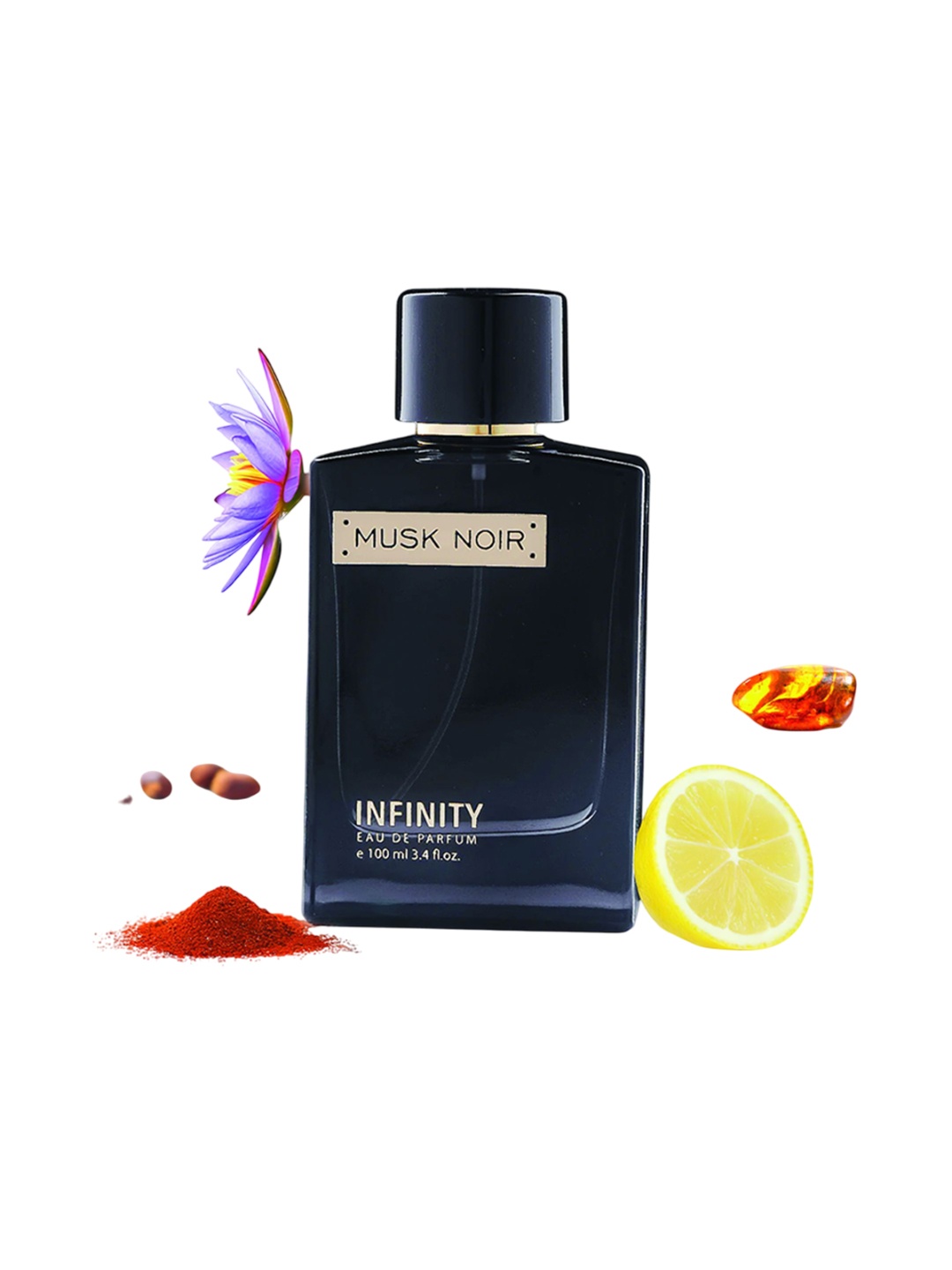 

Infinity Set Of 2 Musk Noir Eau De Parfum - 100 ml Each, Black