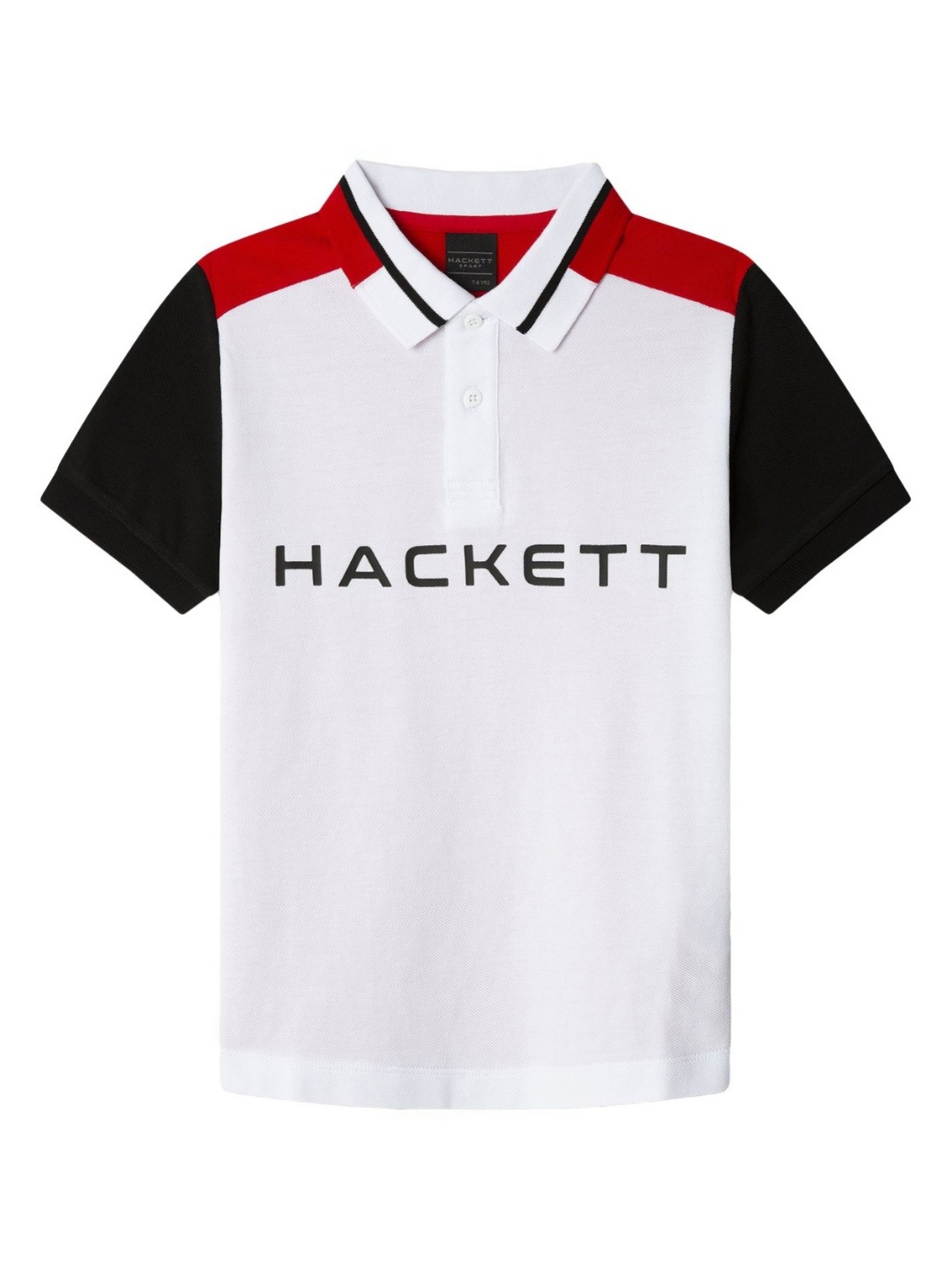 

HACKETT LONDON Boys Polo Collar Pockets T-shirt, White