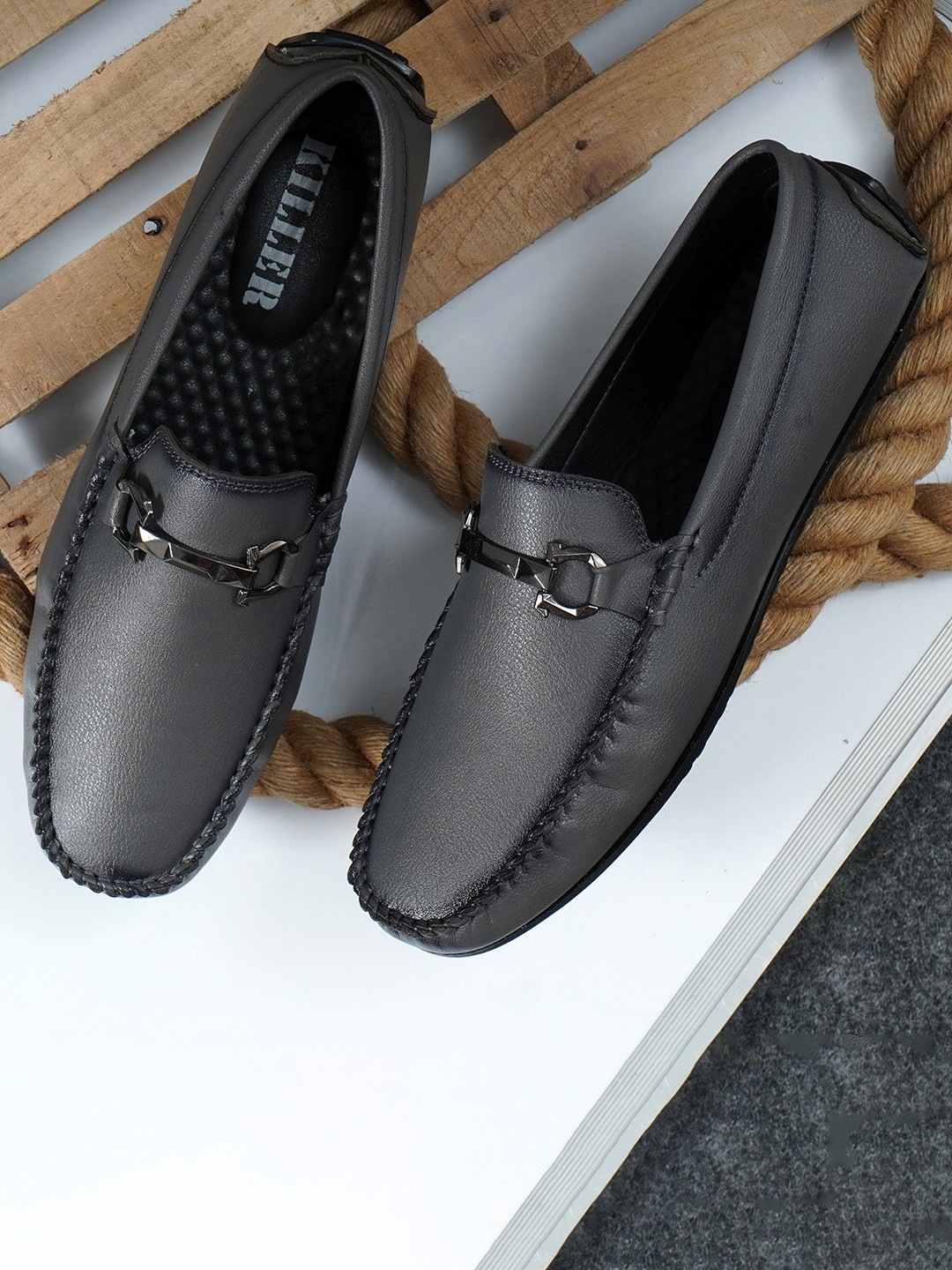 

Killer Men Textured Loafers, Grey
