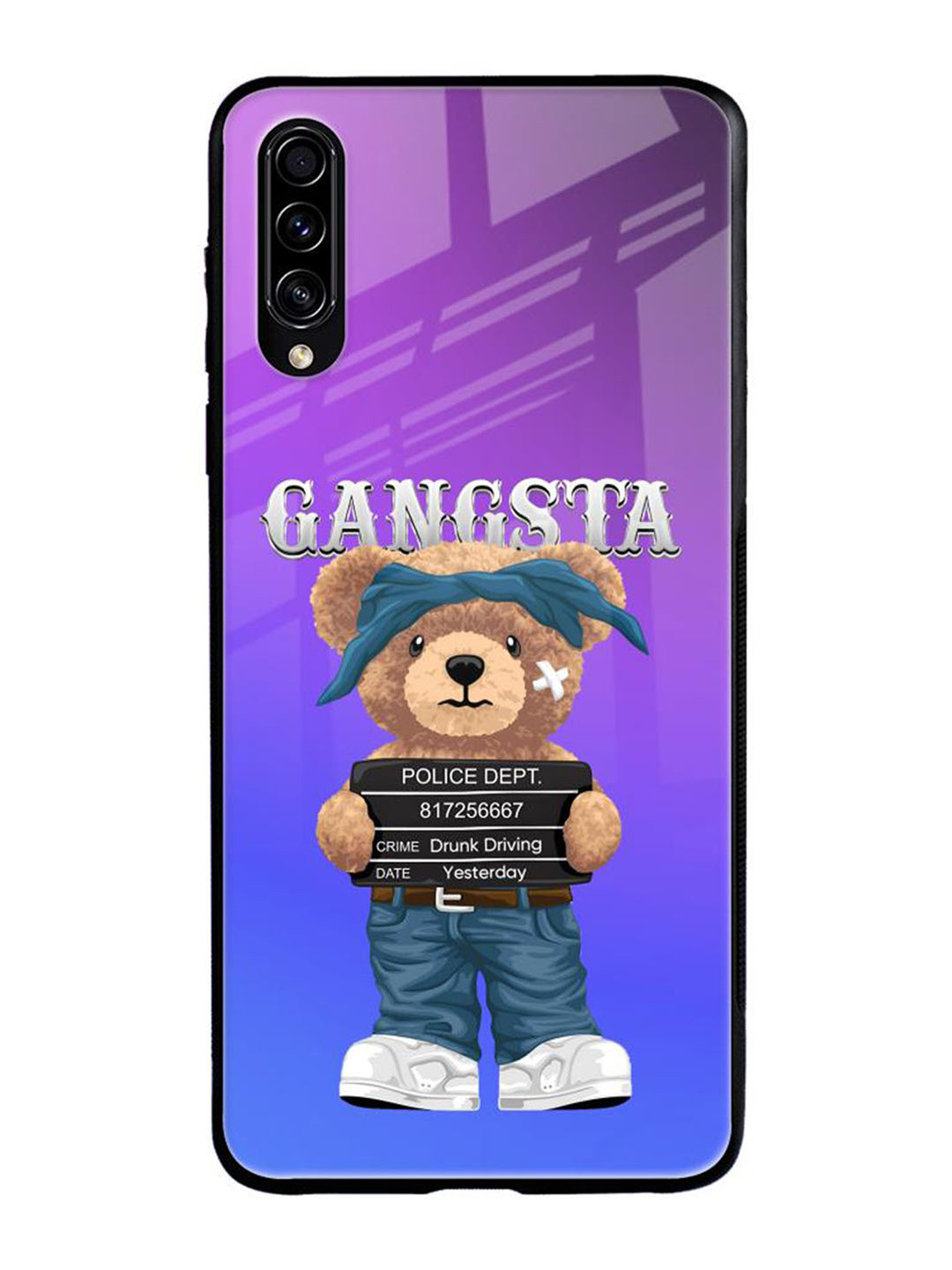 

QRIOH Typography Printed Samsung Galaxy A50s Back Case Mobile Accessories, Purple