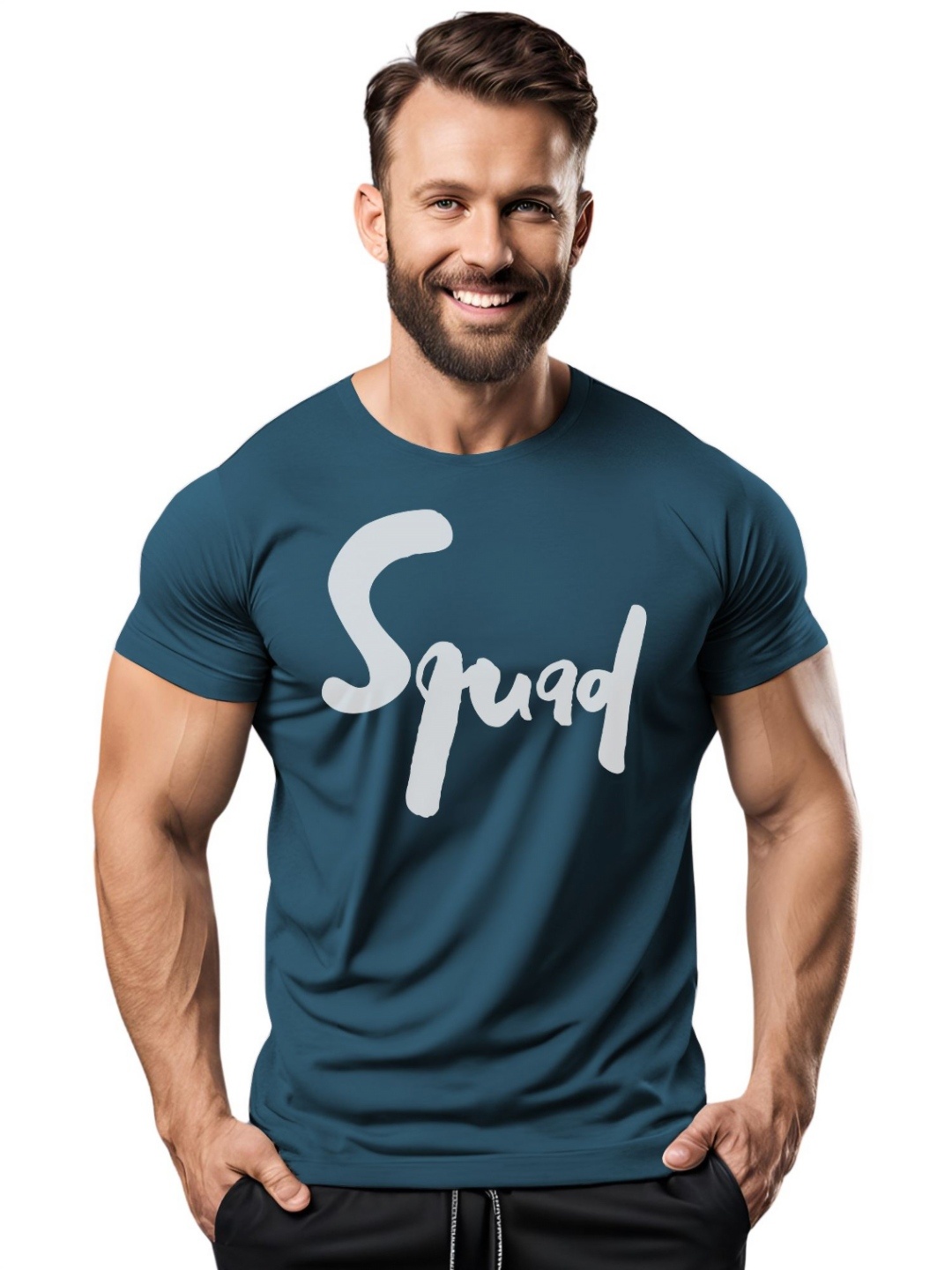 

3Colors Men Moisture Wicking Pockets T-shirt, Blue
