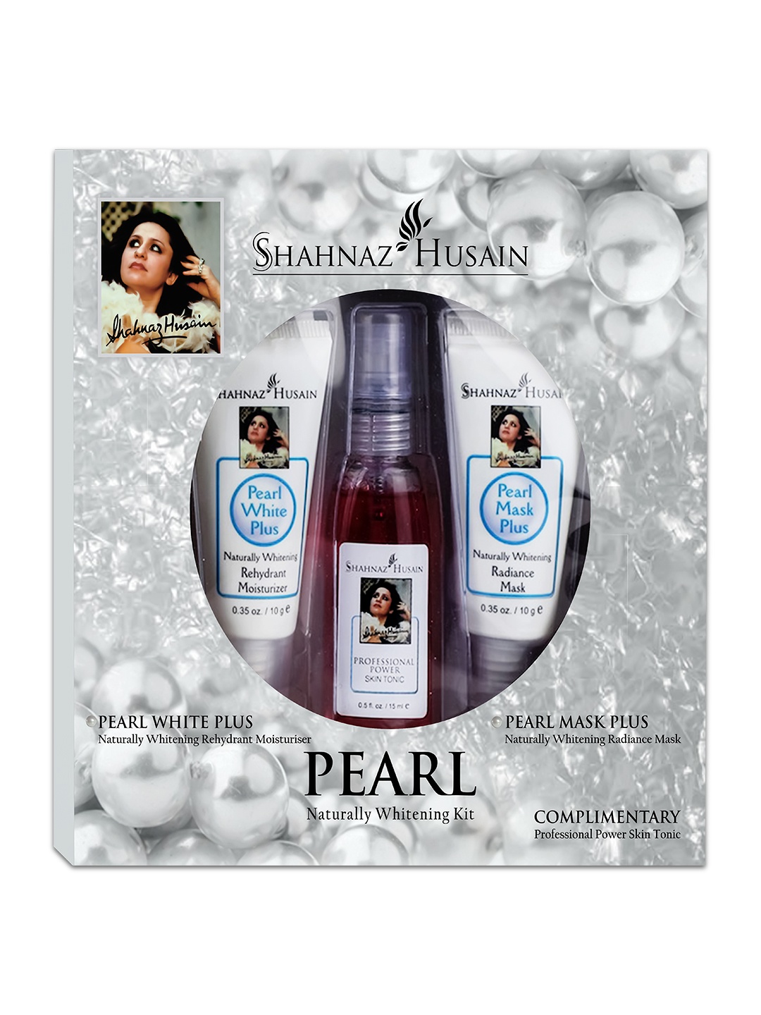 

Shahnaz Husain Pearl Naturally Whitening Kit - 35g, White