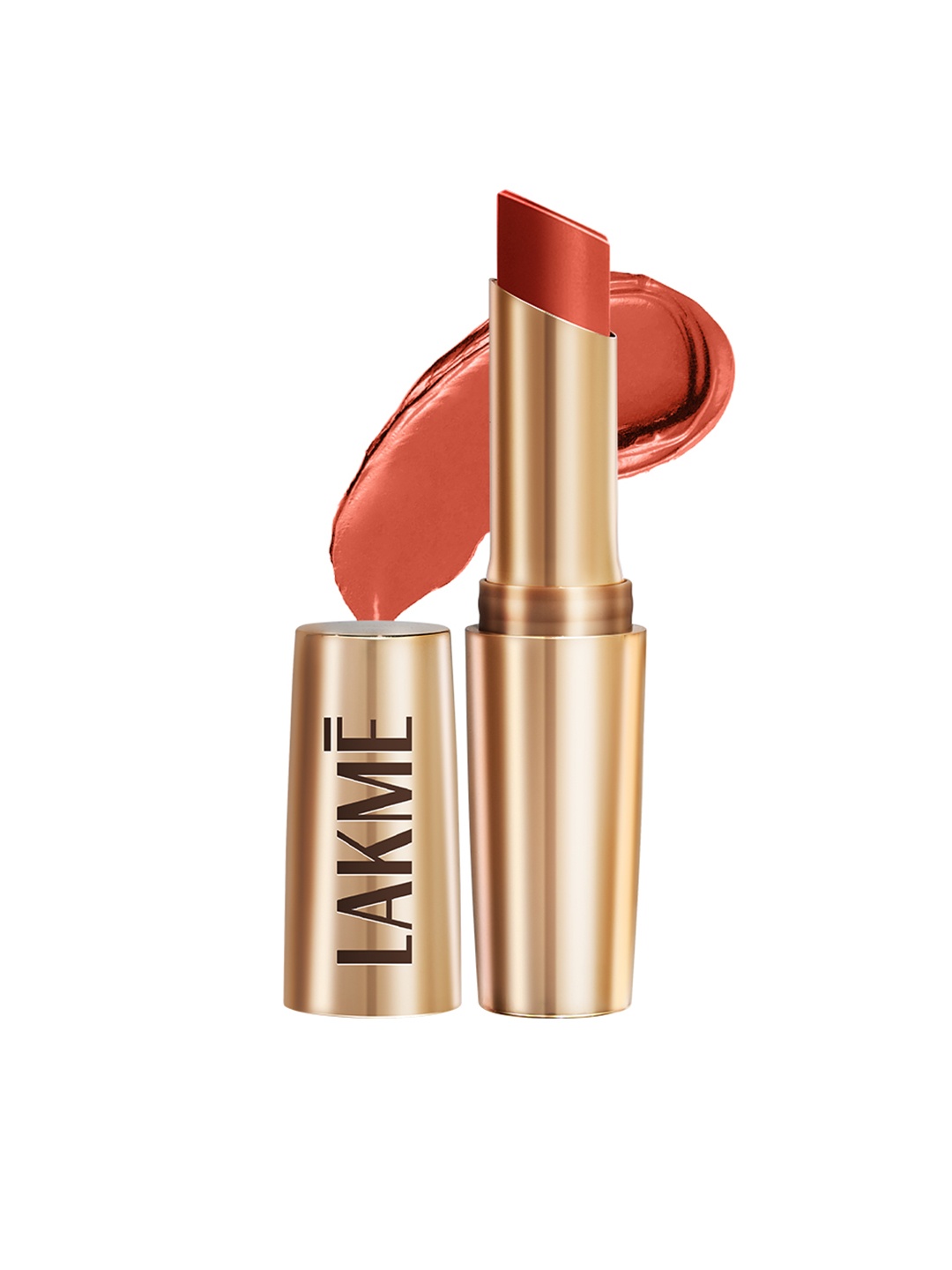 

Lakme 9to5 Powerplay Lasts 16hrs Priming Matte Lipstick - Brick Blush, 3.6g, Orange