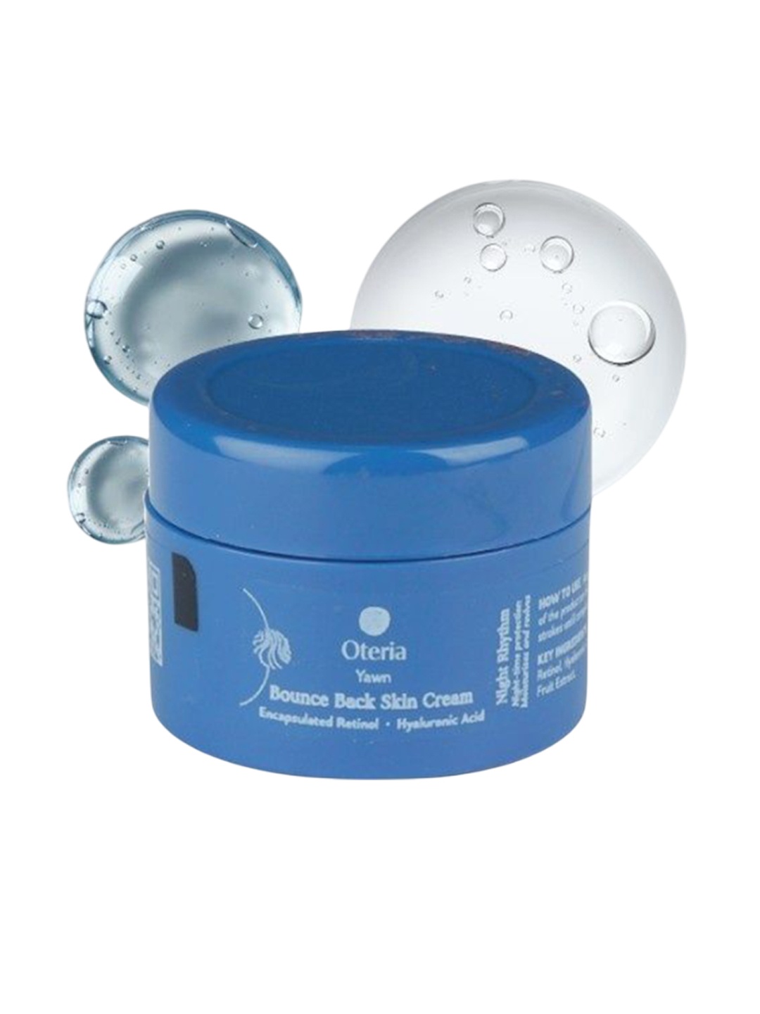 

Oteria Yawn Bounce Back Skin Cream With Hyaluronic Acid - 12 g, Grey