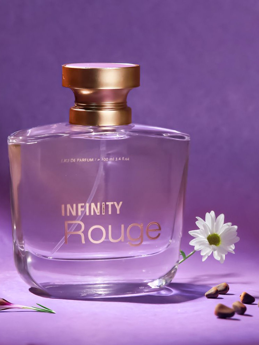 

Infinity Set Of 2 Rouge Eau De Parfum - 100 ml & Sin Eau De Parfum - 50 ml, Transparent