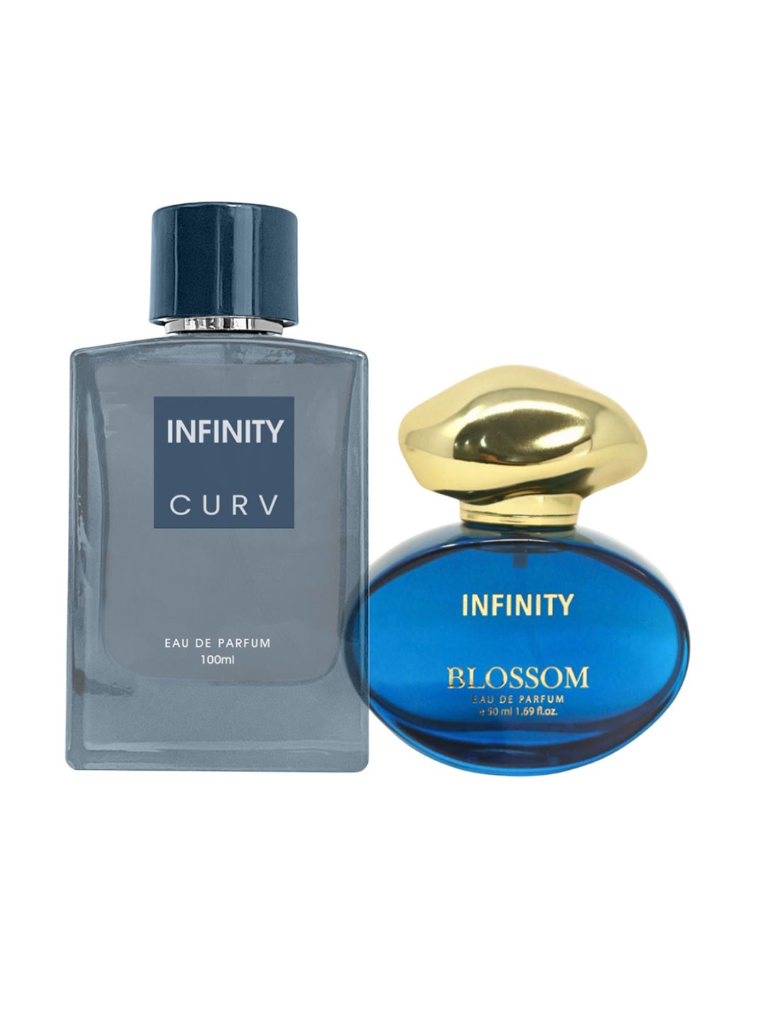 

Infinity Set Of 2 Curv Eau De Parfum - 100 ml And Blossom Eau De Parfum - 50 ml, Transparent