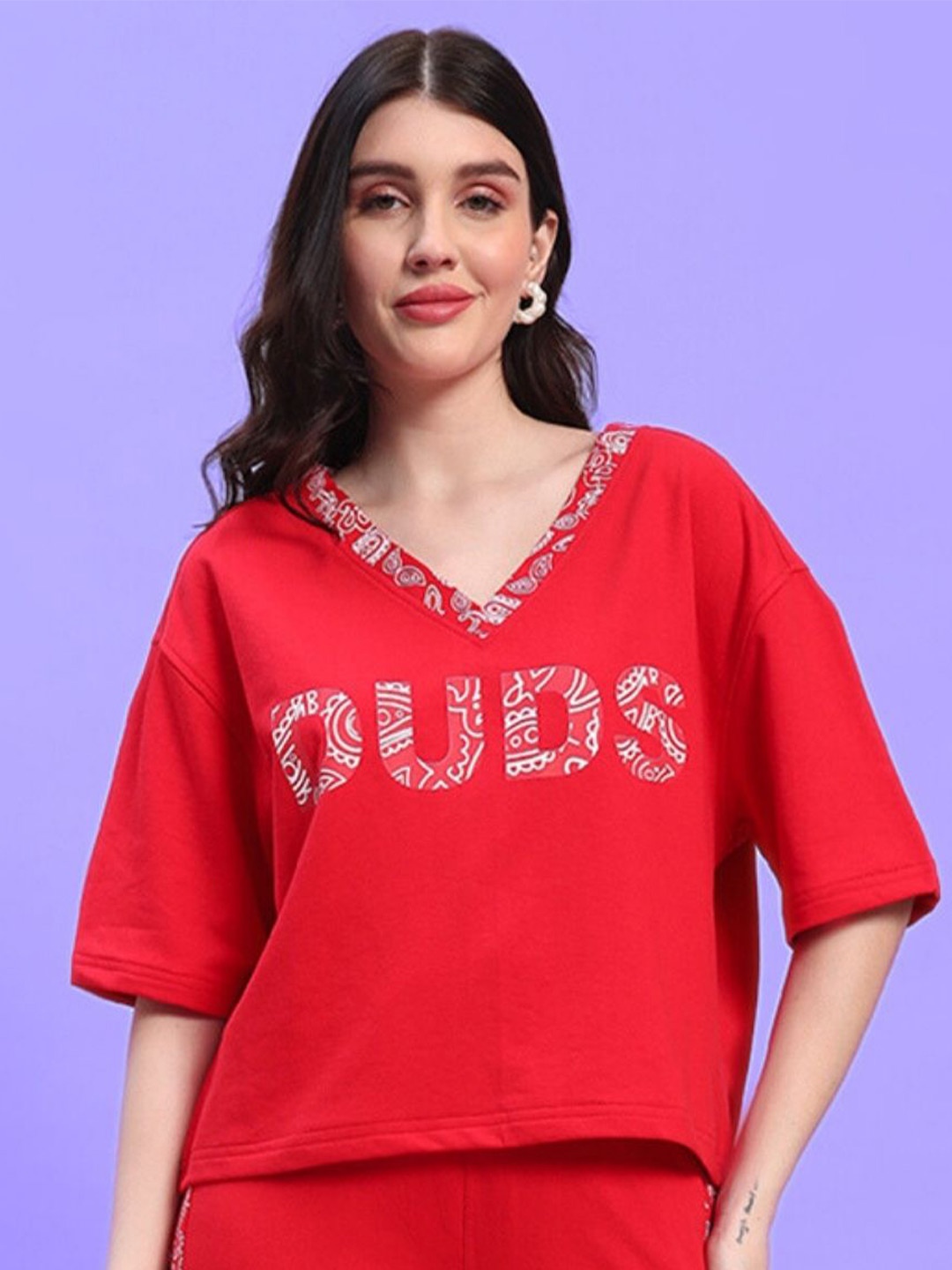 

WEARDUDS Cotton Top, Red