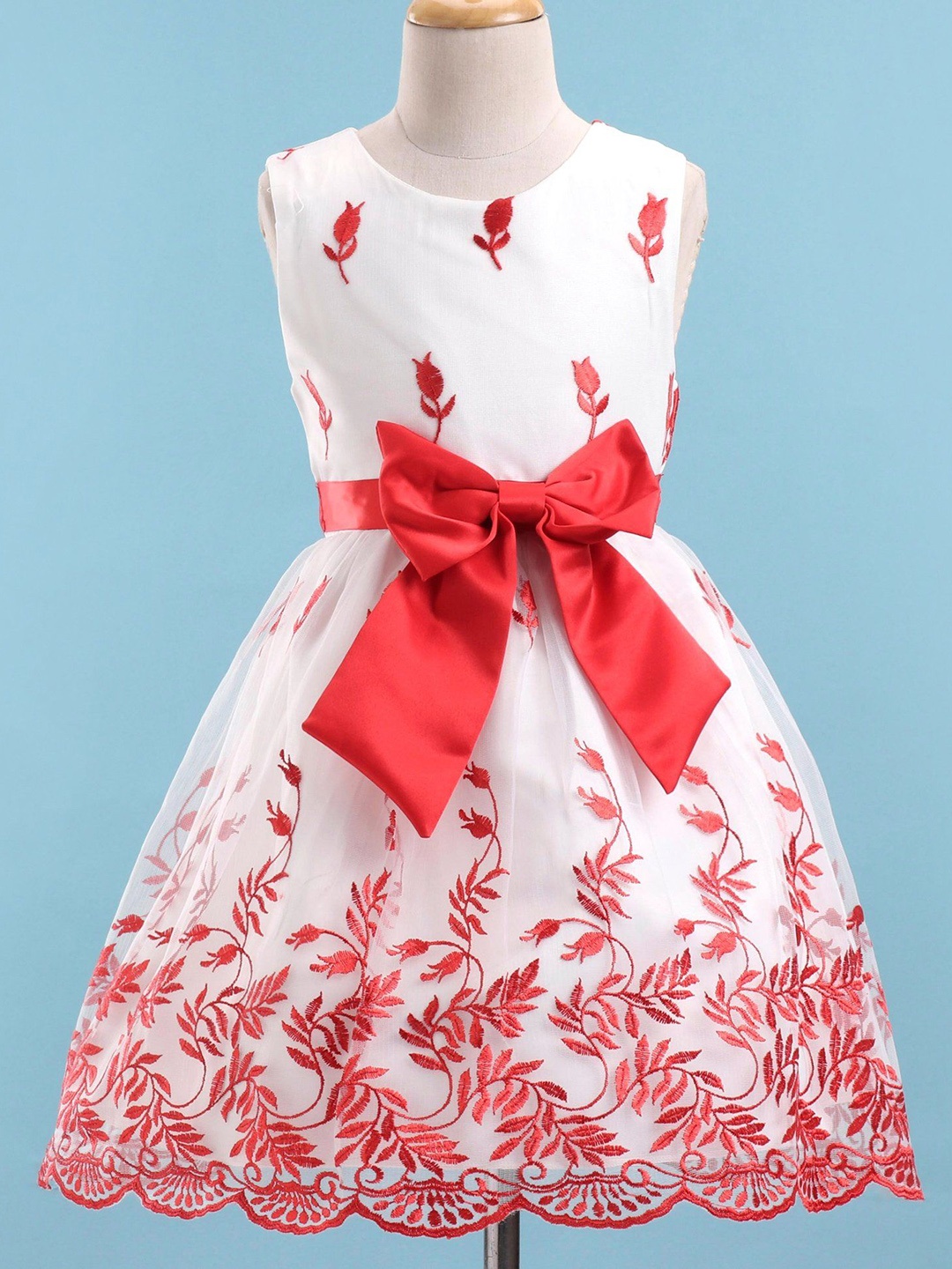 

Mark & Mia Floral Print Peplum Dress, Red