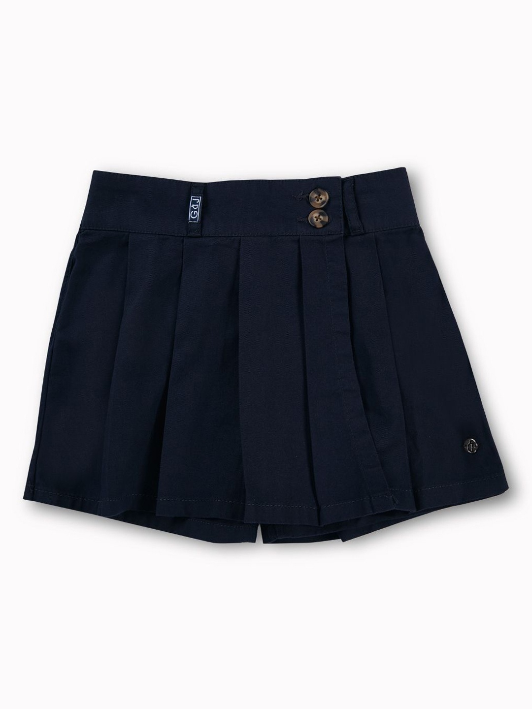 

Gini and Jony Girls Pure Cotton Above Knee Skort Skirt, Navy blue