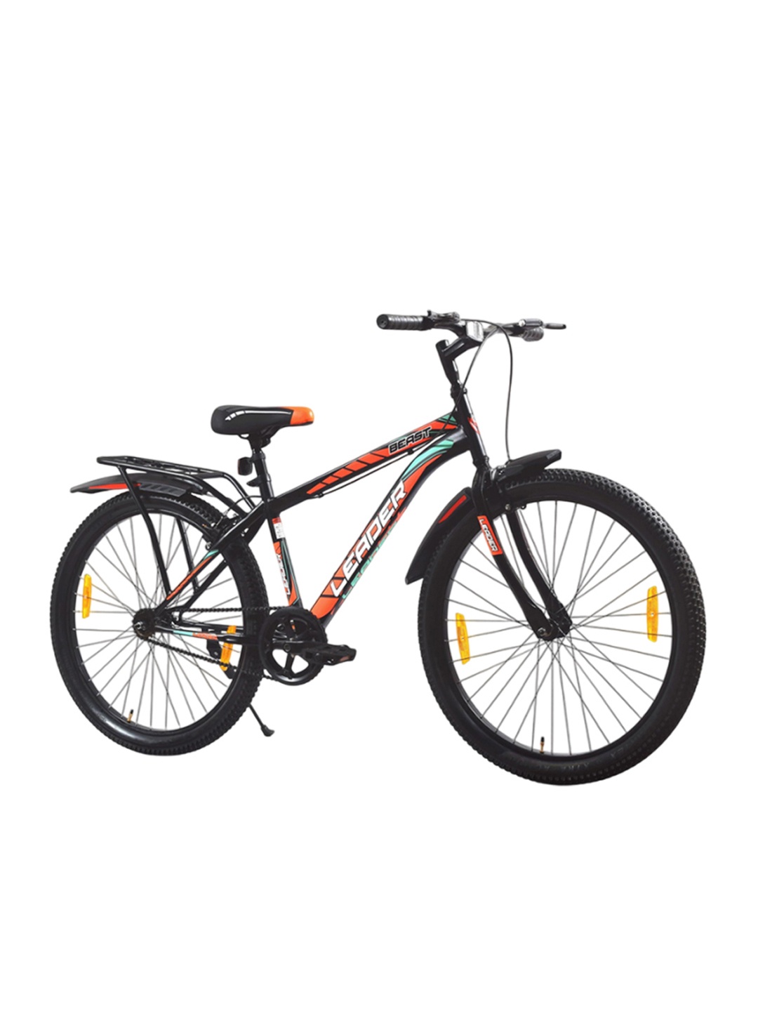 

LEADER Beast 26T IBC Premium Mountain Bicycle, Black