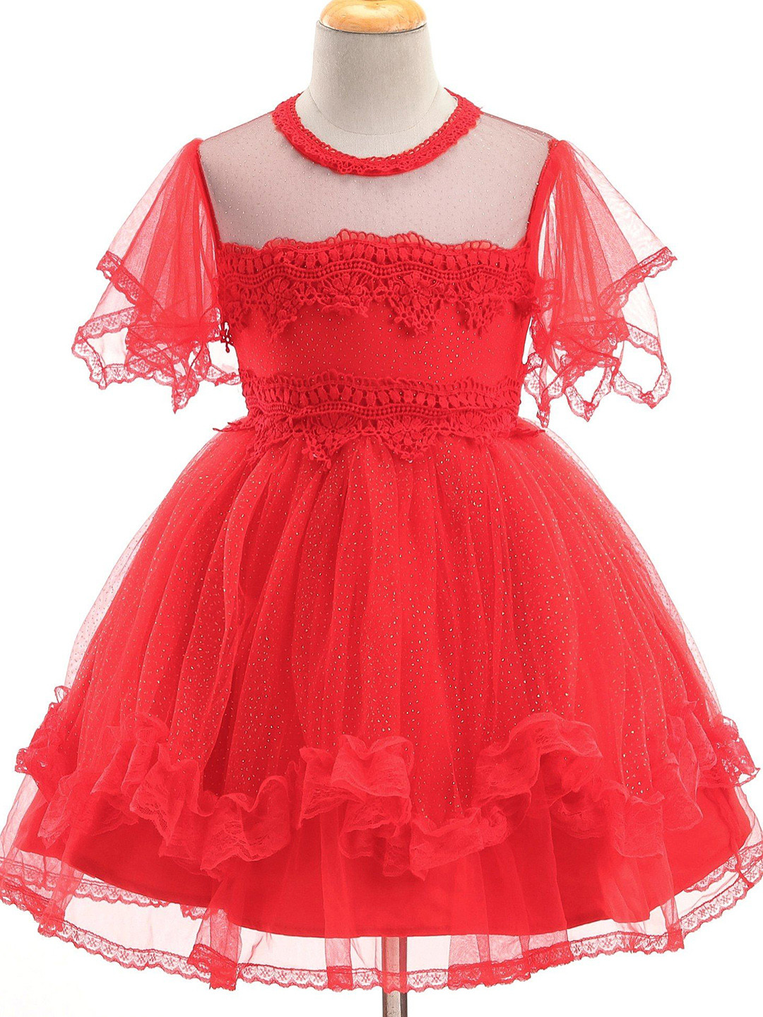 

Mark & Mia Fit & Flare Maxi Dress, Red