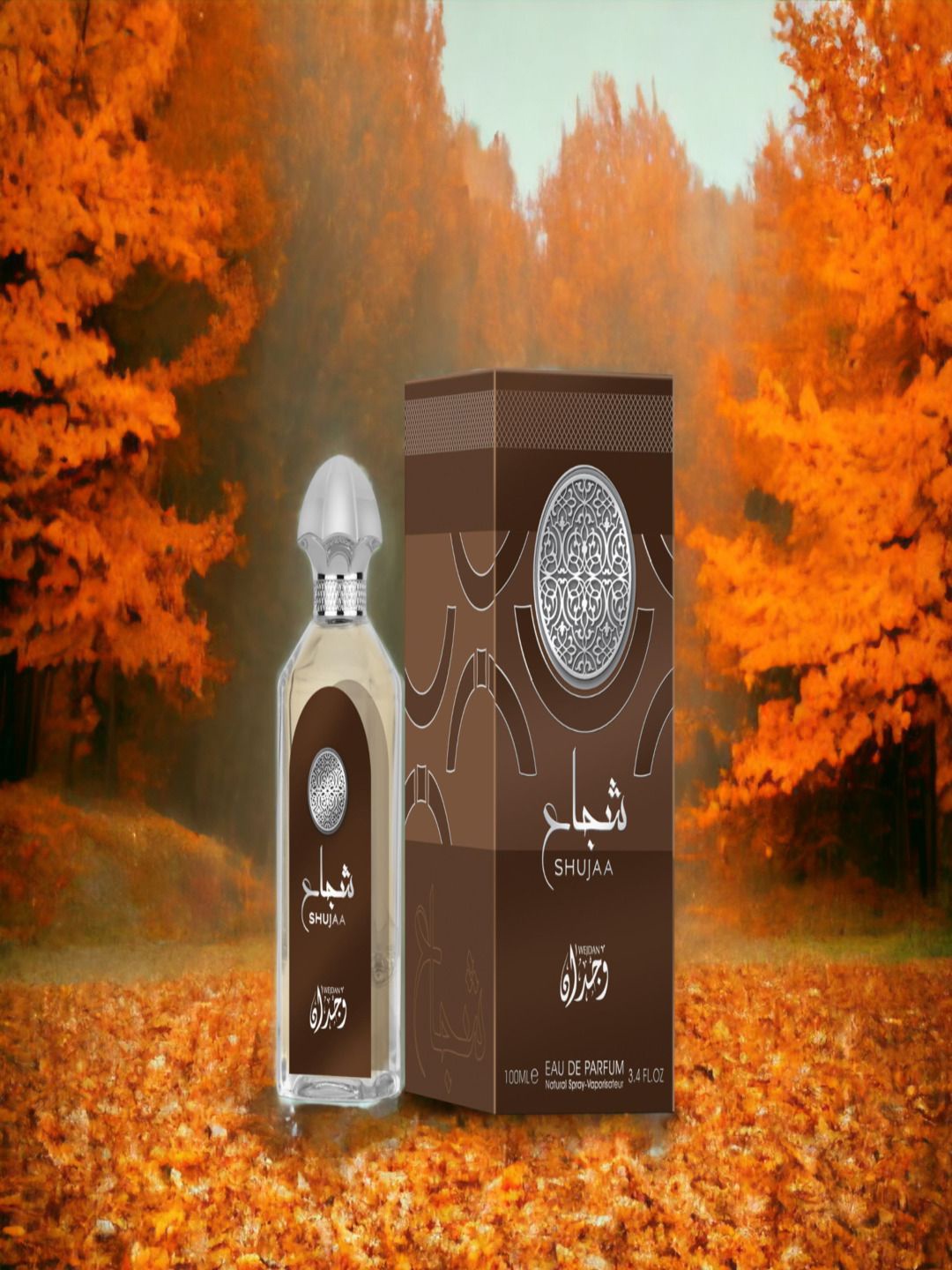 

WEJDAN Men Shujaa Long Lasting Eau de Parfum - 100 ml, Brown