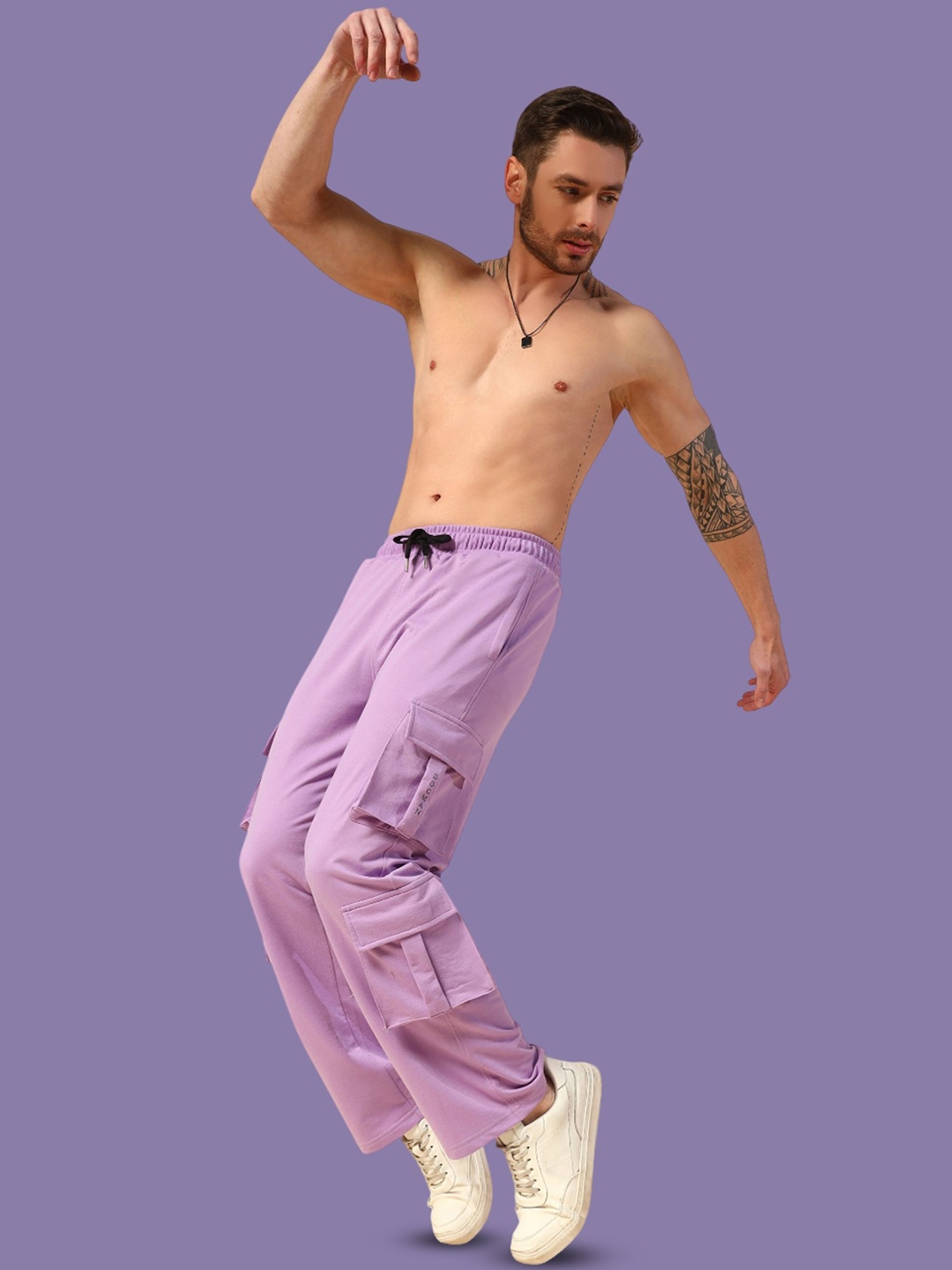 

Dogman Men Relaxed-Fit Cargos, Lavender