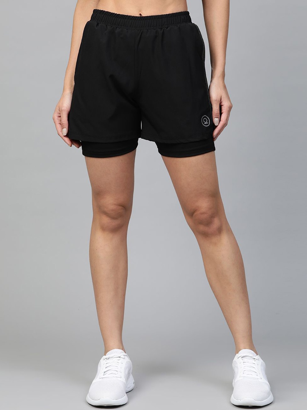 

CHKOKKO Women Running Sports Shorts, Olive