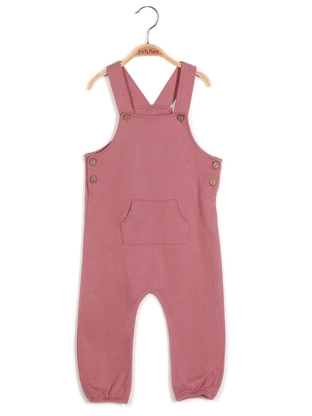 

YK Girls Basic Jumpsuit, Pink