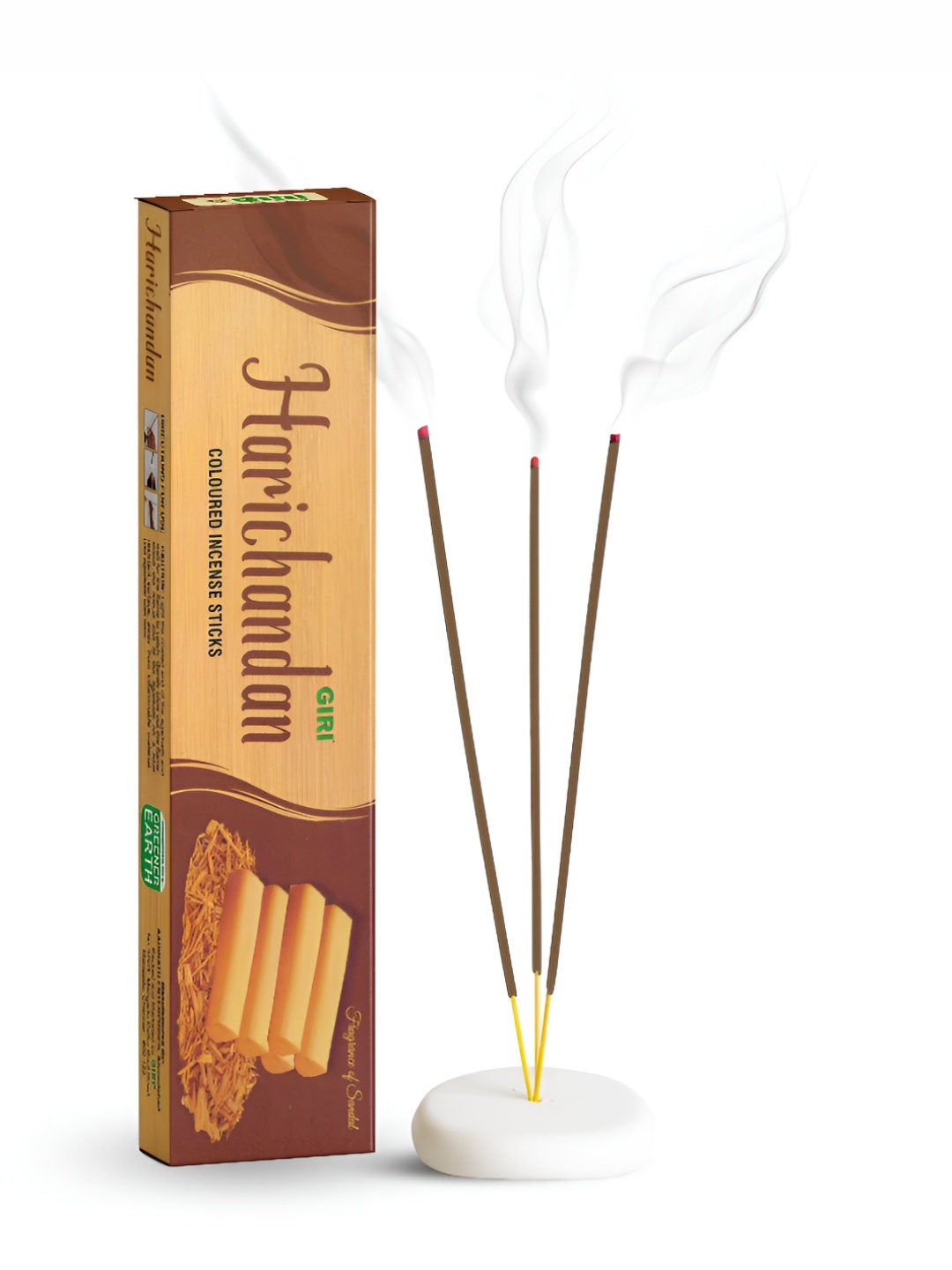 

GIRI 25-Pcs Brown Harichandan IncenseSticks
