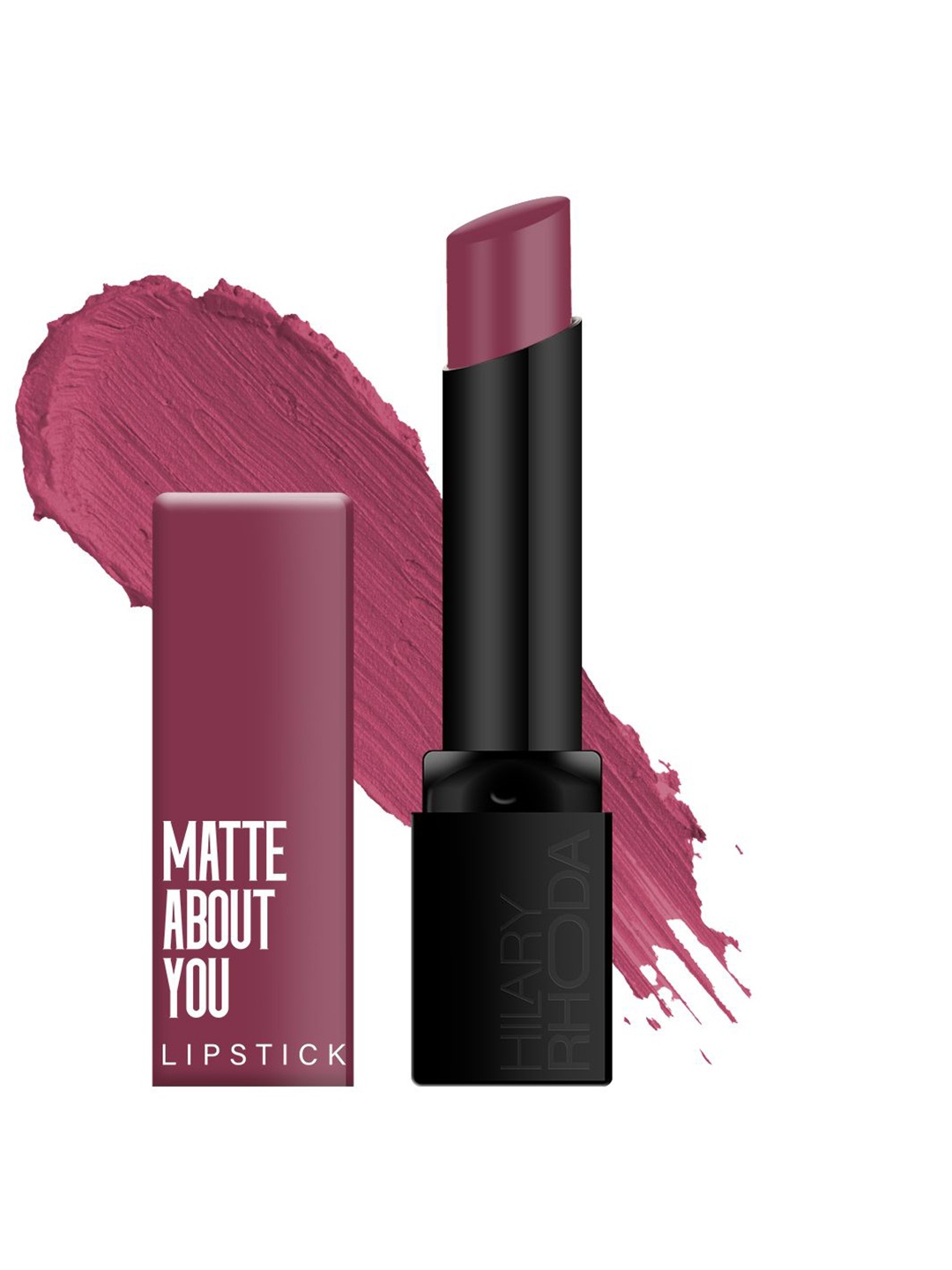 

Hilary Rhoda Matte About You Lipstick With Vitamin E - 3 g - Devine Wine 09, Burgundy