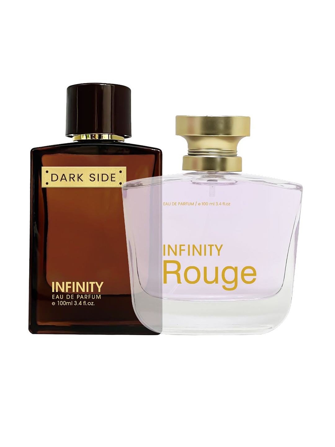 

Infinity Set Of 2 Dark Side & Rouge Eau De Parfum - 100 ml Each, Transparent