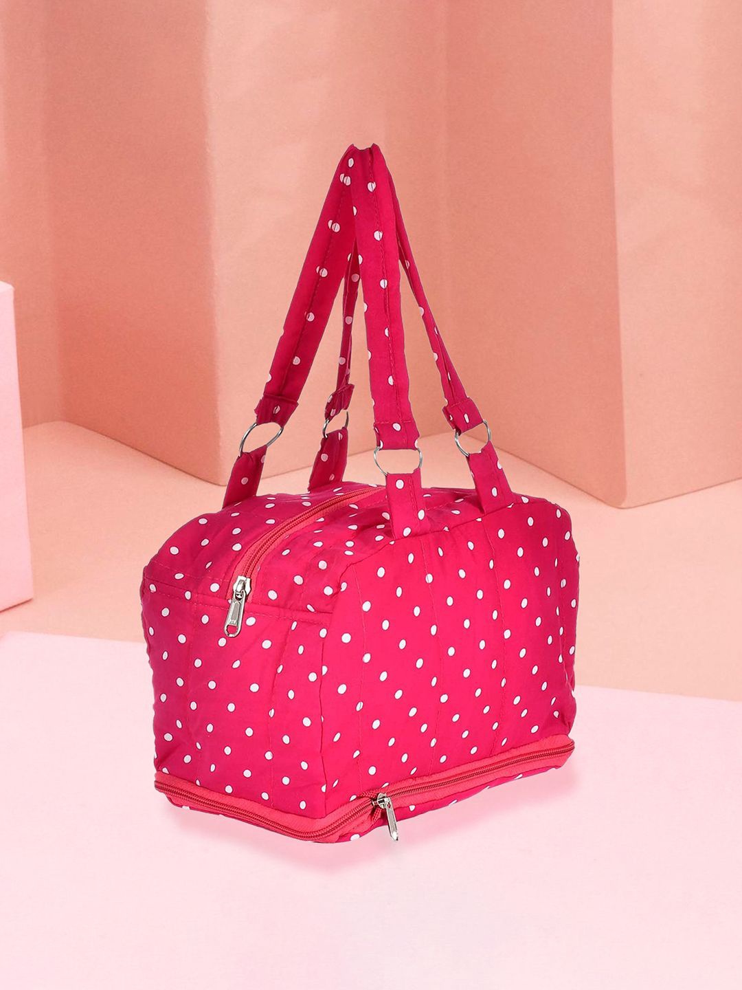 

Kuber Industries Shopper Shoulder Bag with Bow Detail, Pink