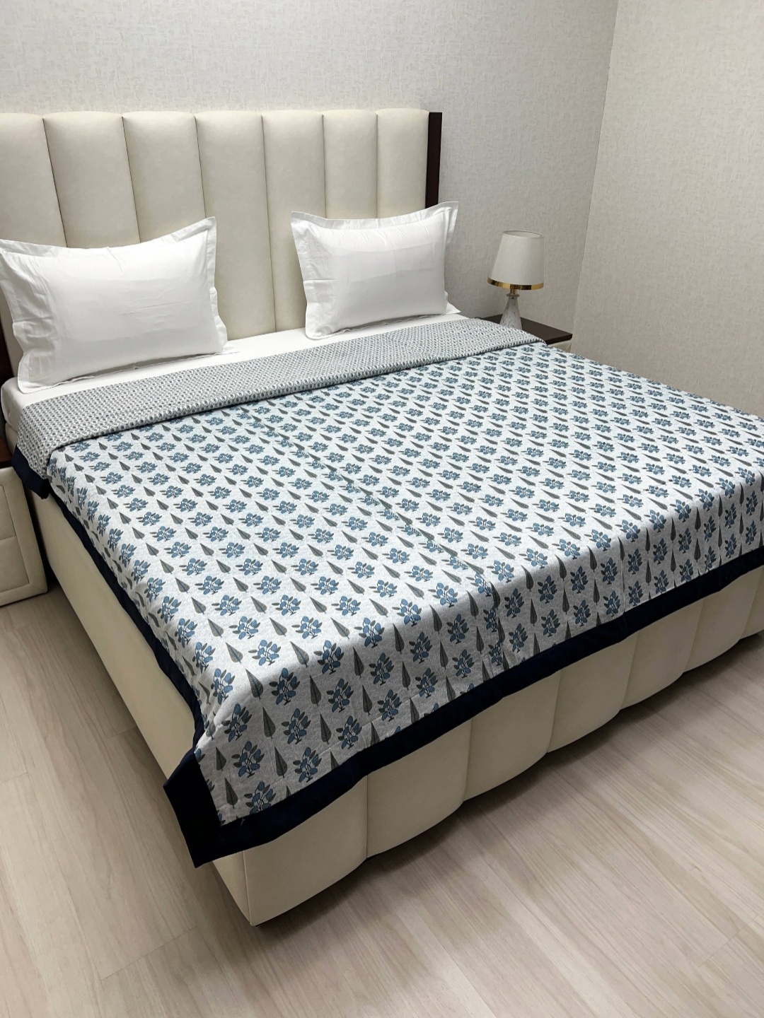 

Pure Decor King Size Reversible AC Dohar, Blue
