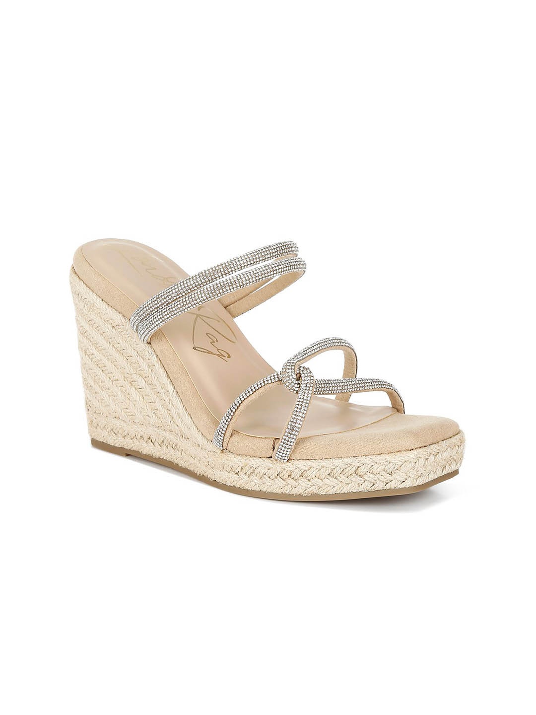 

London Rag Wedge Sandals, Pink