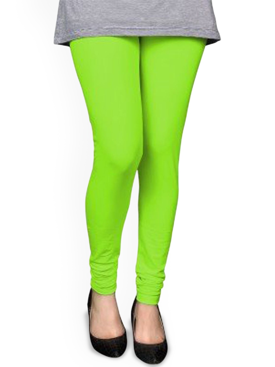 

Aadikart Churidar LengthLeggings, Lime green