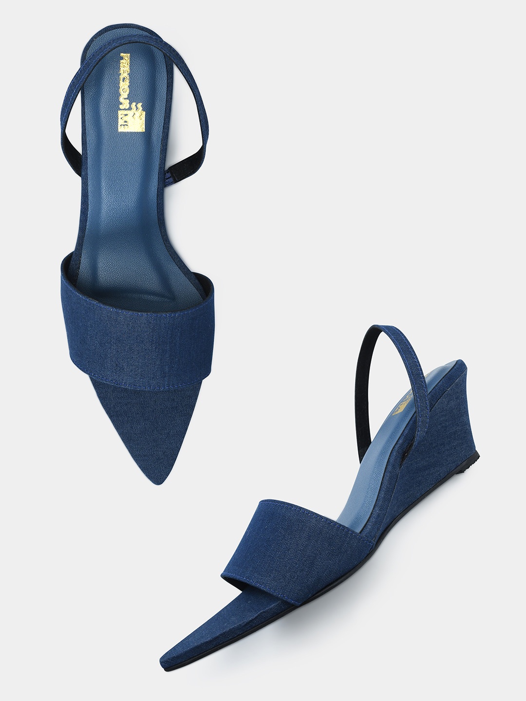 

PreciousME Wedge Sandals, Blue