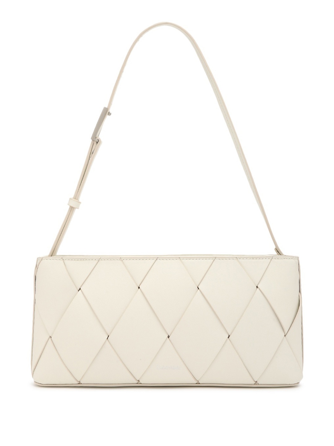 

Calvin Klein PU Structured Sling Bag, Beige