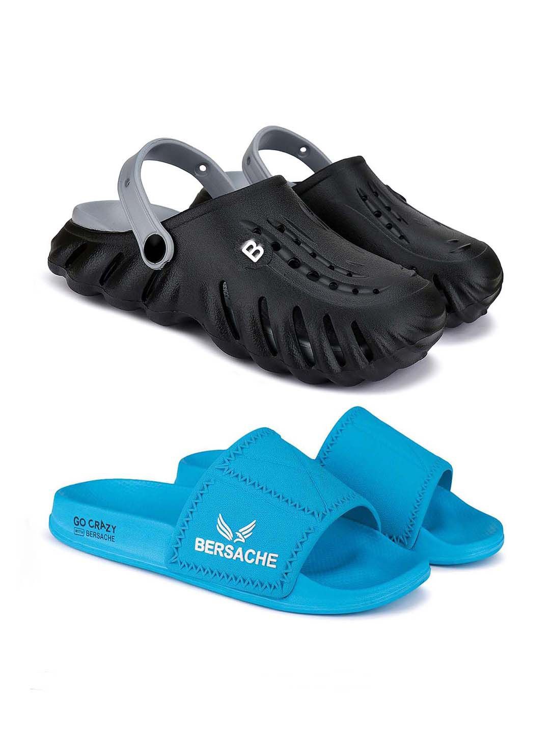 

BERSACHE Men Slip-On, Blue