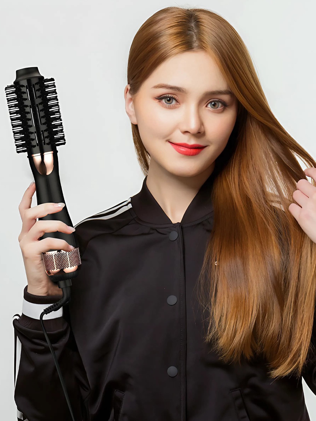 

vng 3-In-1 Professional Hot Air Brush, Black