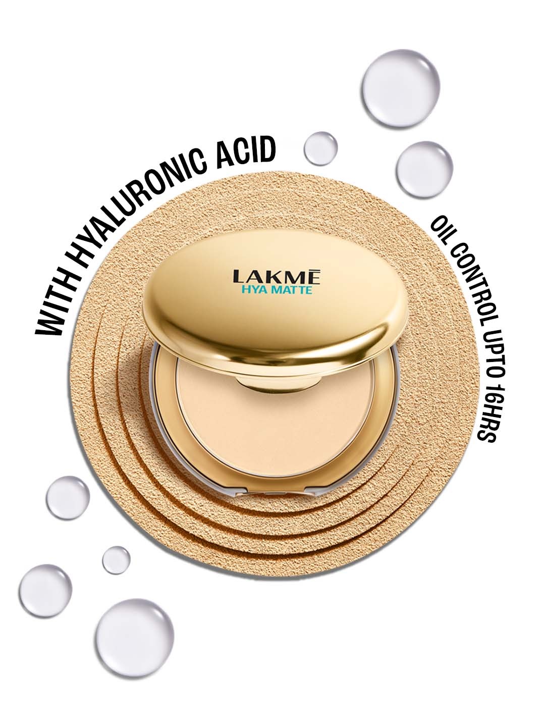 

Lakme 9to5 Hya Matte Pressed Powder With Hyaluronic Acid 9g - Ivory, Beige