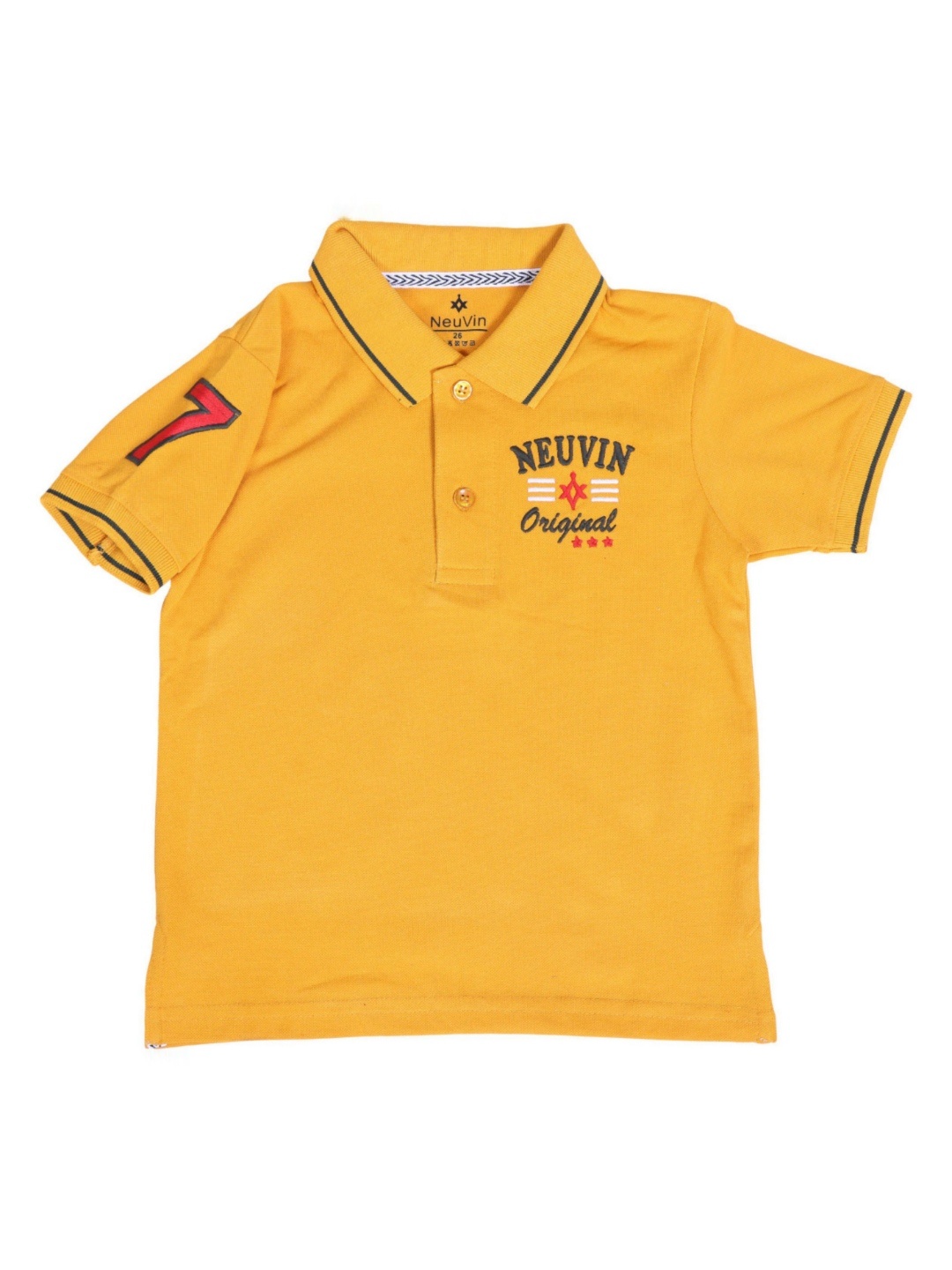 

NeuVin Boys Polo Collar T-shirt, Orange