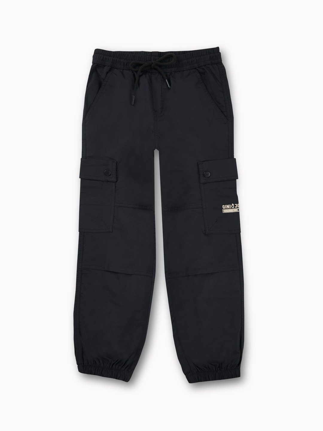 

Gini and Jony Boys Comfort Cargos Trousers, Black