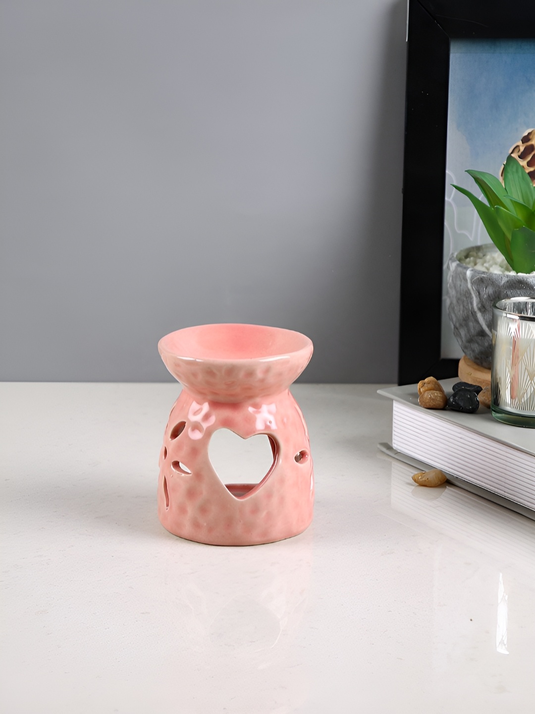 

TAYHAA Pink Textured Ceramic Aroma OilDiffusers