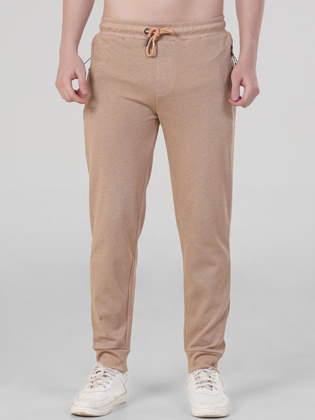 

TURMS Men Anti-Stain Anti-Odor Water Repellent Trackpant, Beige