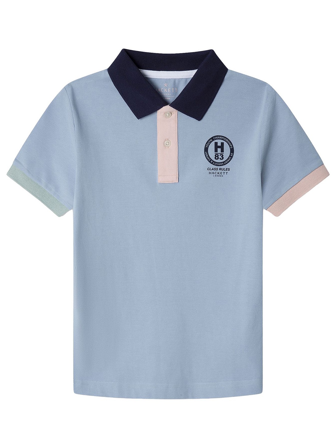 

HACKETT LONDON Boys Polo Collar T-shirt, Blue