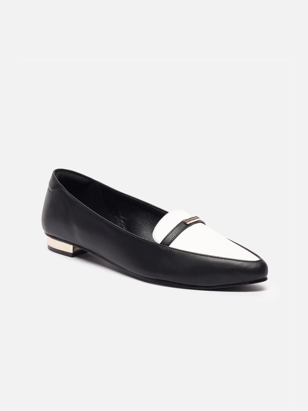 

Van Heusen Woman Women Colourblocked PU Loafers, Black