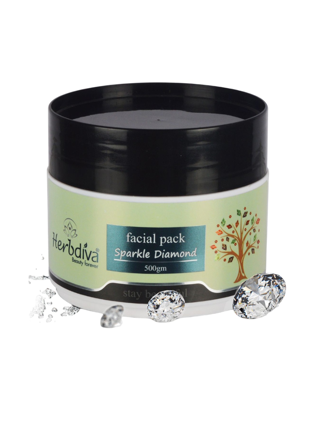

Herbdiva Diamond Face Pack - 500 g, White