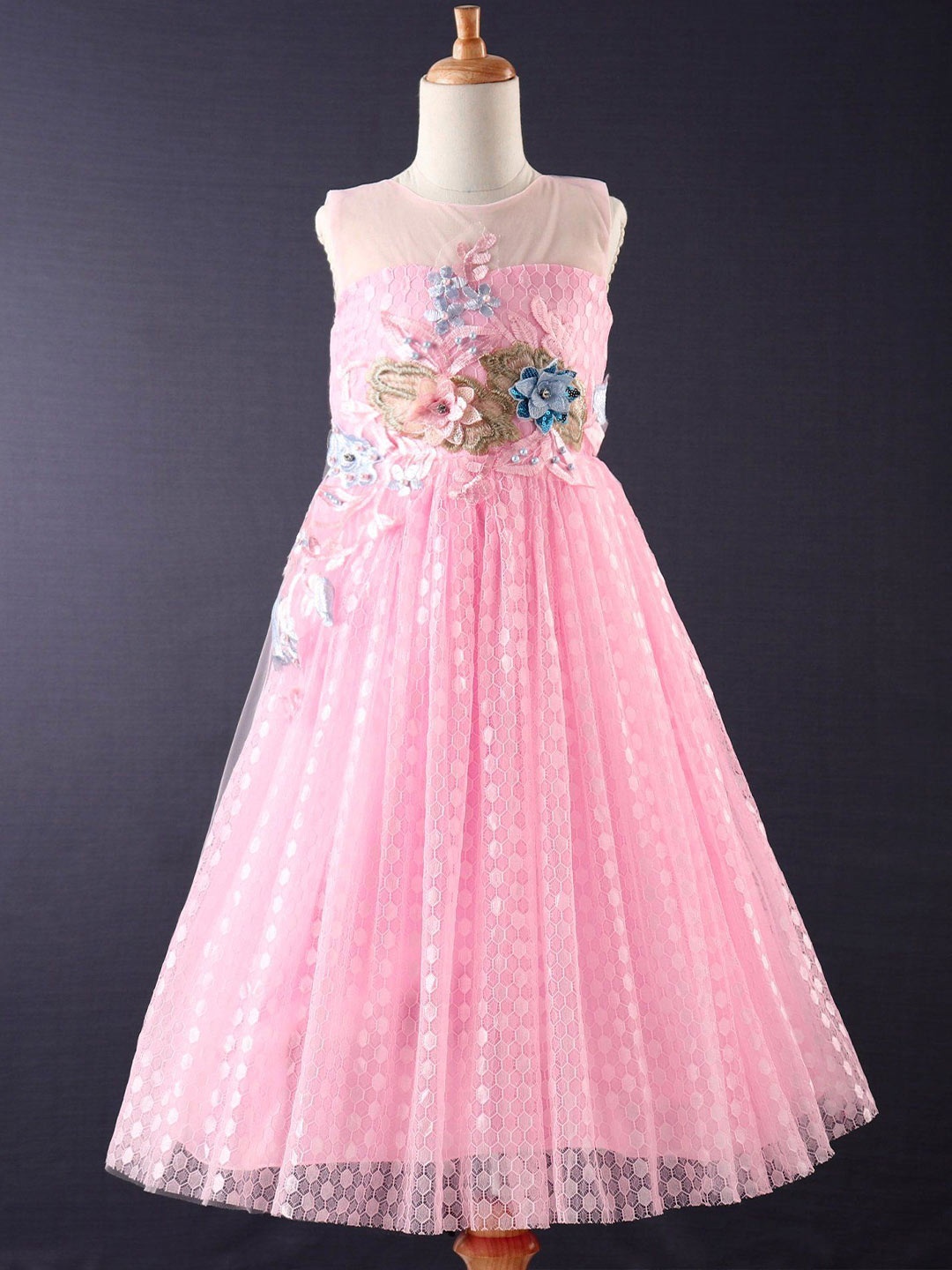 

Mark & Mia Fit & Flare Maxi Dress, Pink