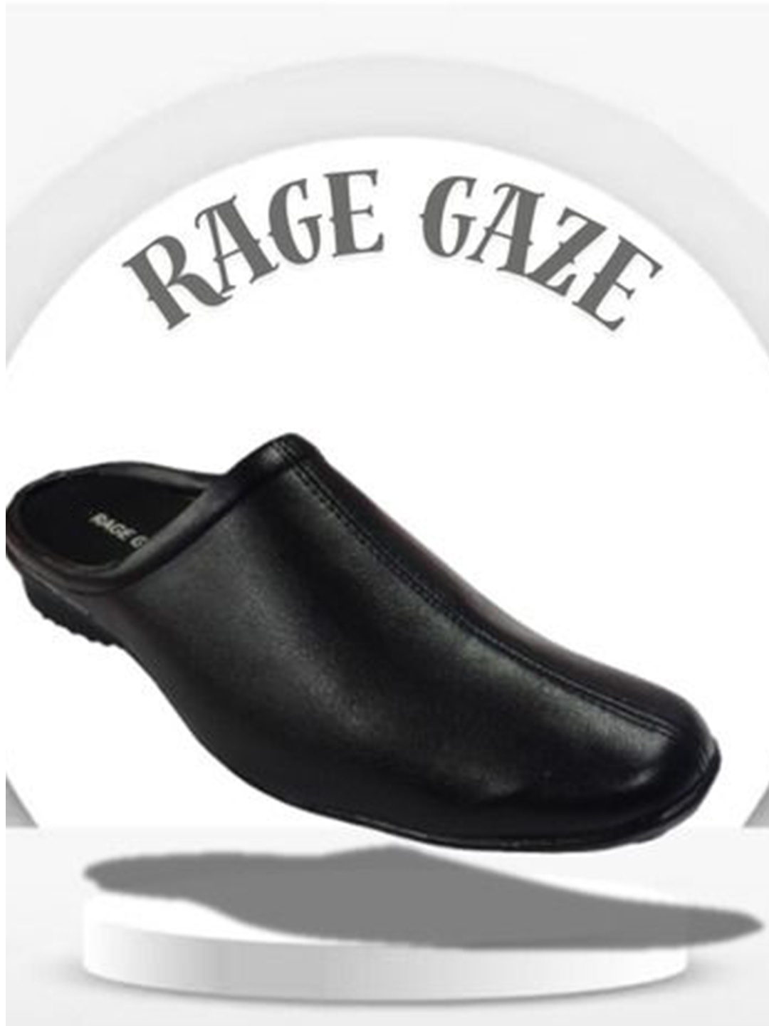 

RAGE GAZE Men Slip-On Sneakers, Black