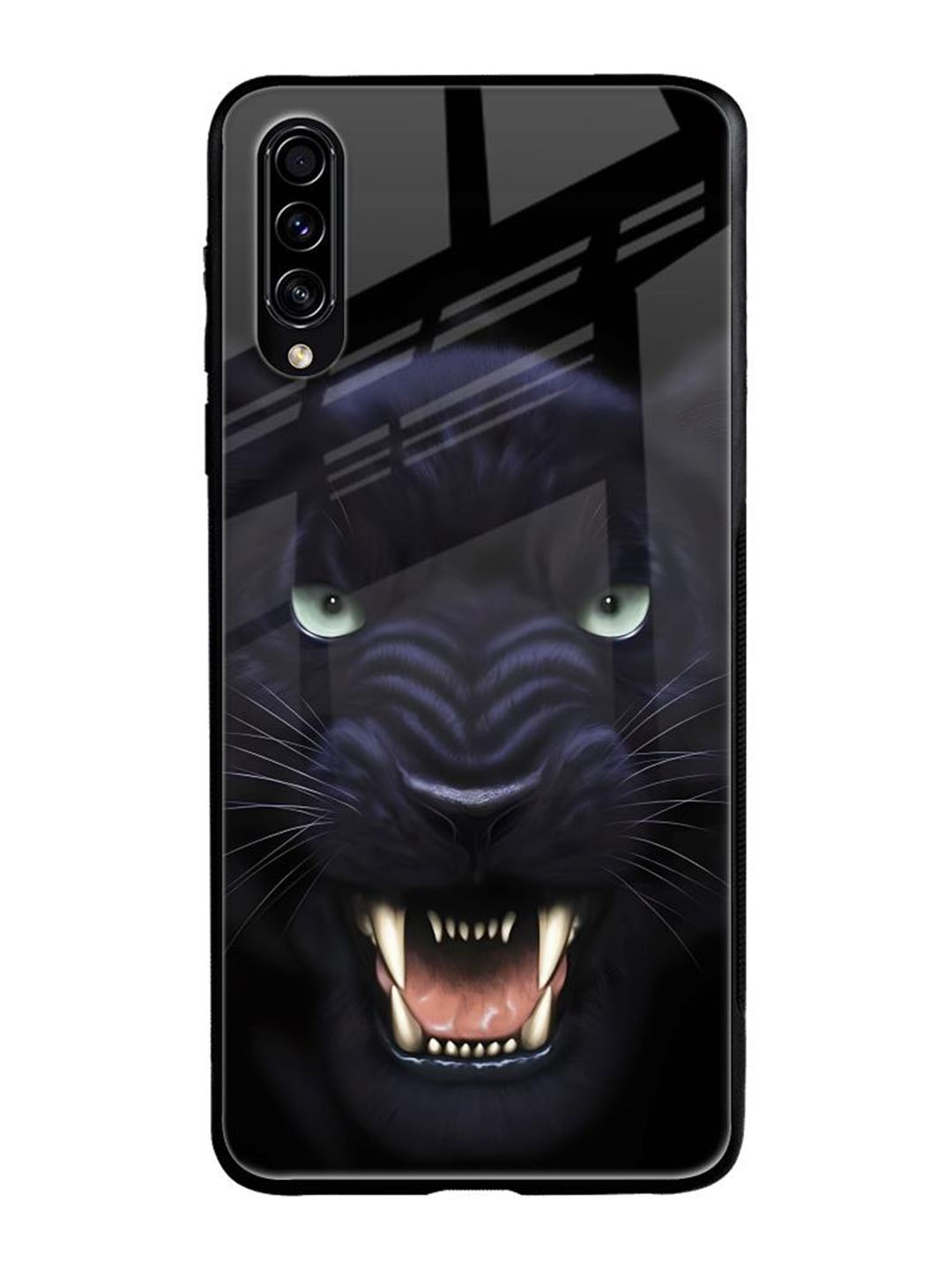 

QRIOH Quirky Printed Samsung Galaxy A50s Back Case Mobile Accessories, Black