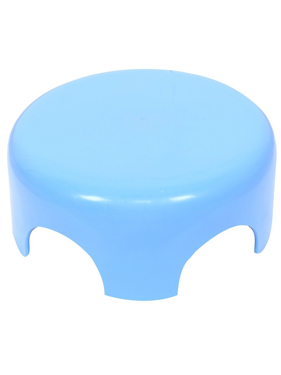 

Kuber Industries Sky-Blue Round Bathing Stool